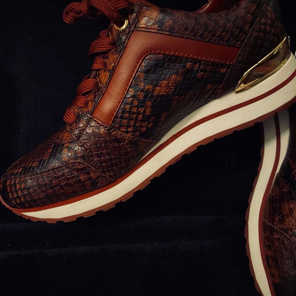 Michael Kors snake print sneakers